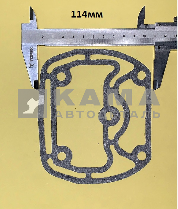 прокладка головки компрессора (1-ц.) "БАЙКАЛ" (114мм) 53205-3509043-03 (паронит)