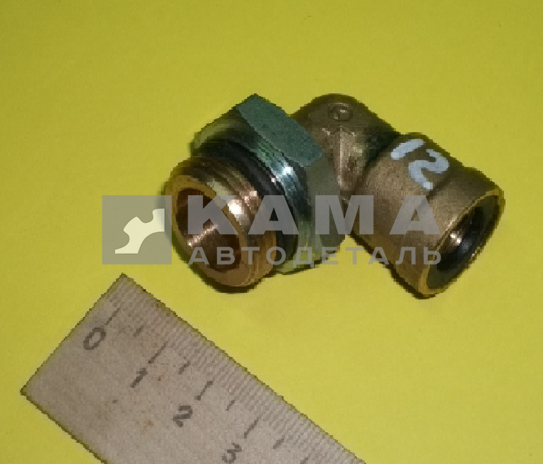 фитинг Металл. Угловой М22хД12 (РДВ) (45104350604390 / D6502 12-M22х1,5-S) 144.117