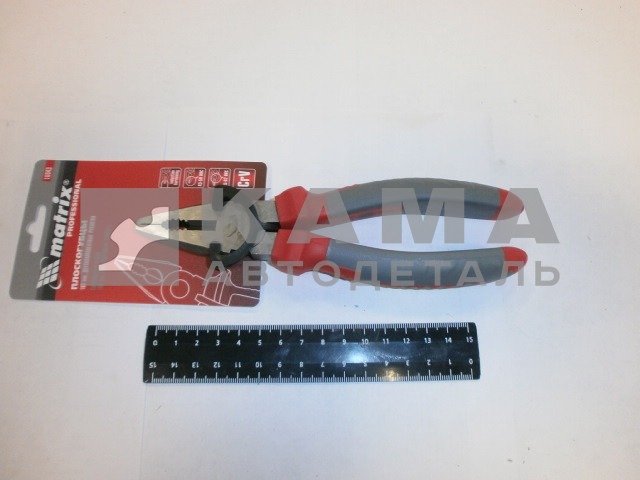 плоскогубцы комбинированные, 180 мм., двухкомпонентные рукоятки// MATRIX PRO (16943)