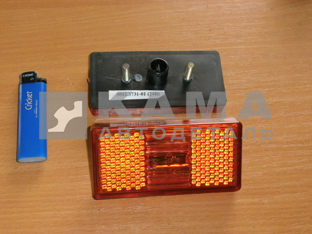 фонарь габаритный боковой 5002.3731-01(50.3731-01/05) ДИОДНЫЙ (уз. шпильки, прост. 1 клемма)