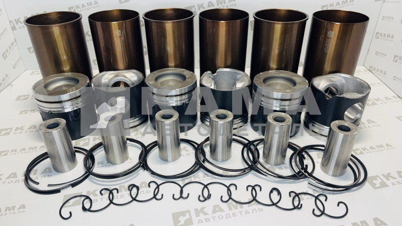 поршневая группа Вичай(Weichai) WD615 (290 л.с. Евро-2) комплект на 6 цилиндров LEO100164A (E2-4A-0010)