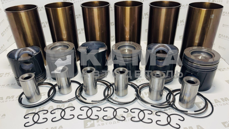 поршневая группа Вичай(Weichai) WP12 (Евро-3) комплект на 6 цилиндров LEO100092A (WP12-0024/6126300200152)