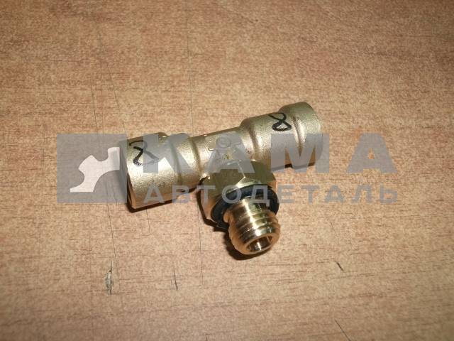 фитинг Металл. Тройник Д8хМ12хД8 (45104350604590 / D6412 8-M12х1,5-S)(Ю36)