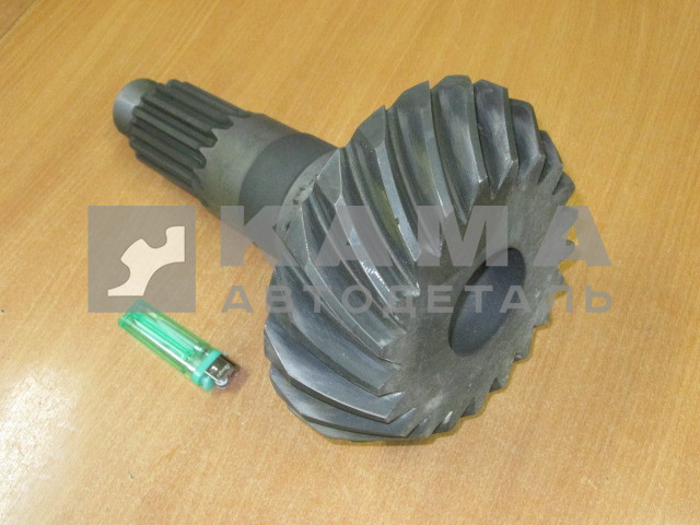 шестерня редуктора 6520 конич.пары ведущая СРЕД.моста 6520-2502017-10 ("ВАЛ" 21 зуб.)