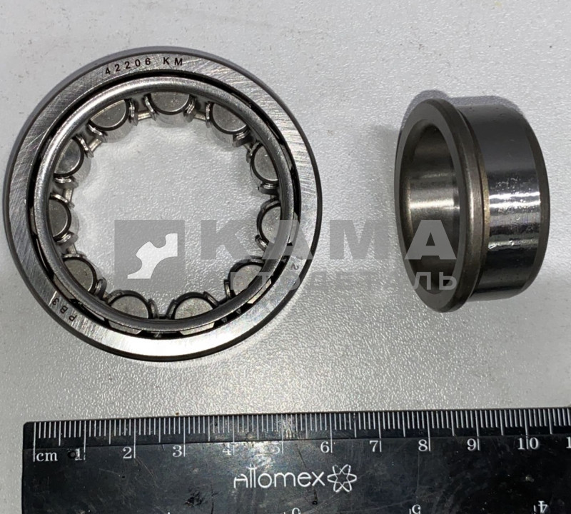 подшипник 42206 роликовый (редуктор 6520) (4-13) Россия