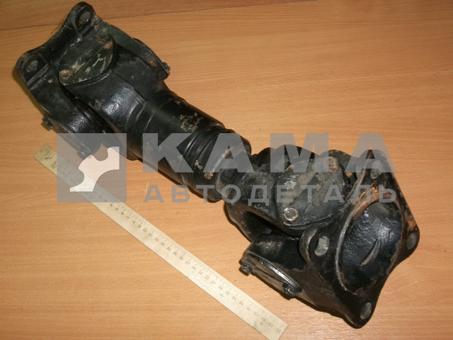 вал кард. РК стар.обр. L=409мм 4310-2202011 (КВАДрат.Больш.флянцы, от КПП до РК)