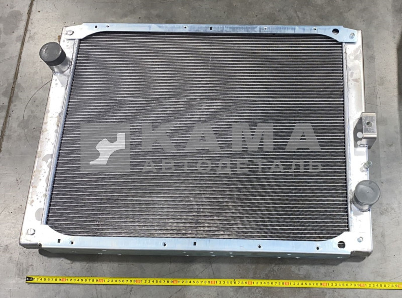 радиатор основной КАМАЗ 4326А-1301010 2-х рядный ("скоба") алюминиевый ШААЗ 696х148х956,5