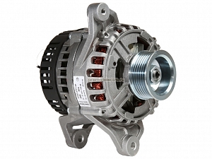 генератор 3142.3771-01 28V-95А.(6-ти руч.шкив, Пластм.крышка) "ПРАМОELTRA" (аналог 4001.3771; 3122.3771; 6582.3701) (53205-3701900)