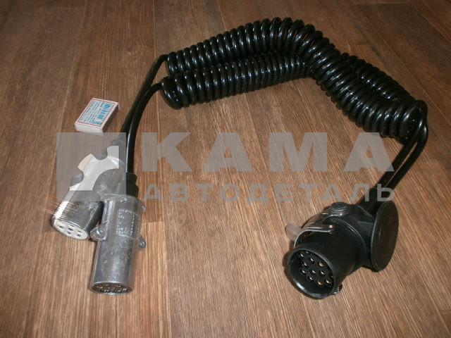 провод (кабель) электрич. прицепа СПИРАЛЬный С вилками ЕВРО / СТ.ОБР "оригинал" 2111147