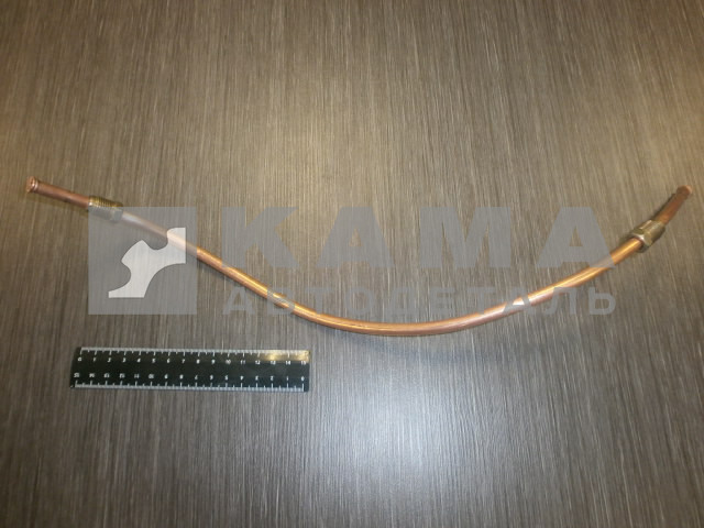 трубка Главного Цилиндра Сцепления (ГЦС) 6520-1602595 привода управления сцеплением (медная, короткая)