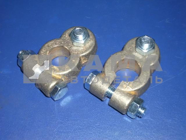 клемма АКБ Латунные ("СУПЕРусиленные") (Самара, КЛ3у)