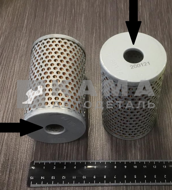 элемент насоса ГУРа ЕВРО5 "ан.MANN"H601/4/"FILTRON" ОМ512 (153468) КАМАЗ 5490 (ДВА ОТВЕРСТИЯ)