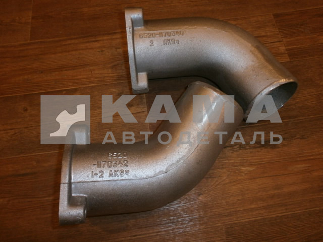 патрубок впуск сист отводящий (алюминиевый на интеркуллер) 6520-1170342