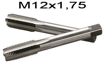 метчик ручной М12 х 1,75 мм.// СИБРТЕХ (76634)