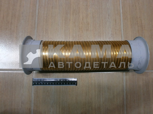 металлорукав турбо ЕВРО-4 на "ХОМУТАХ" "эконом" (6520-1203012-31 / 000.4859.370.000) М33