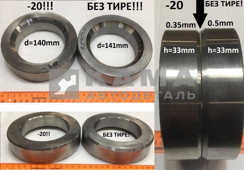 кольцо сальника задней ступицы колеса (на чулок моста) 55111-3104053-20 под сальник TOKEZ 140х170х17