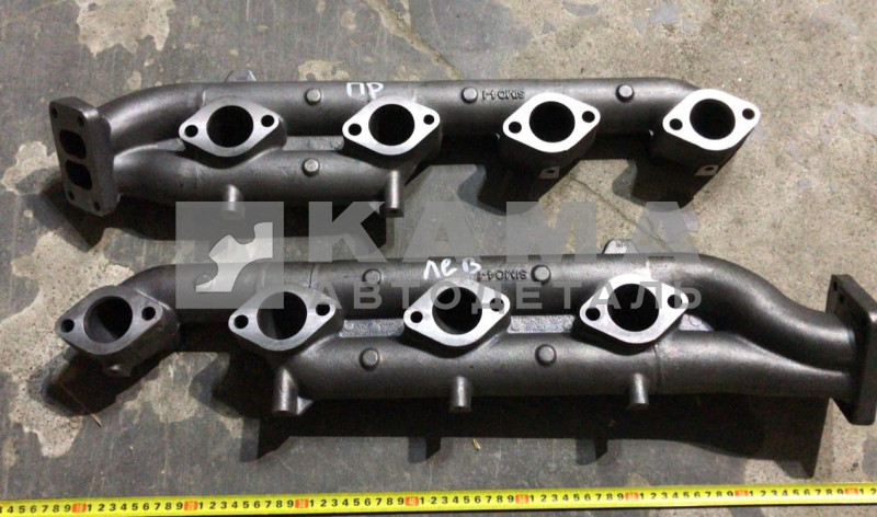 коллектор вЫпускной (чугунный) ЕВРО Правый 740.50-1008024-10 (бОльшая часть)