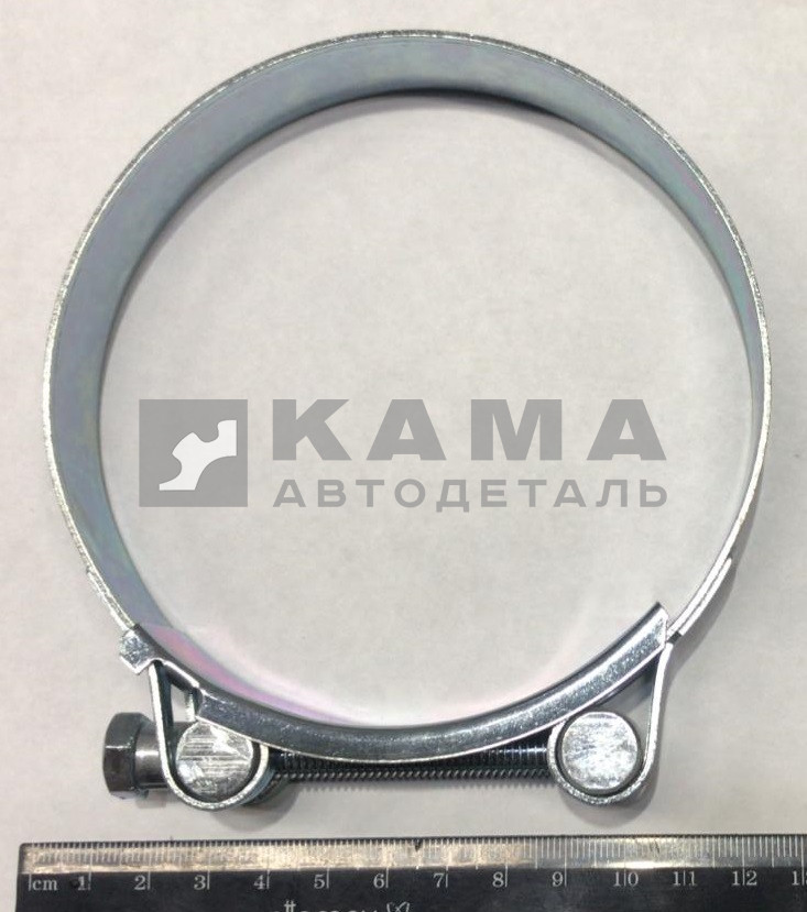 хомут ленточный Суперусиленный с болтом ГБС 107/25 (104-112)