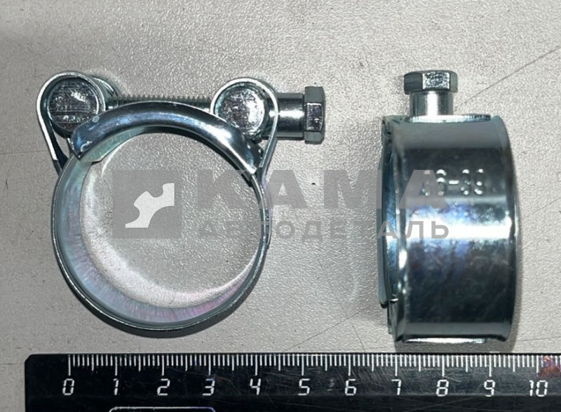 хомут ленточный Суперусиленный с болтом ГБС 36-39