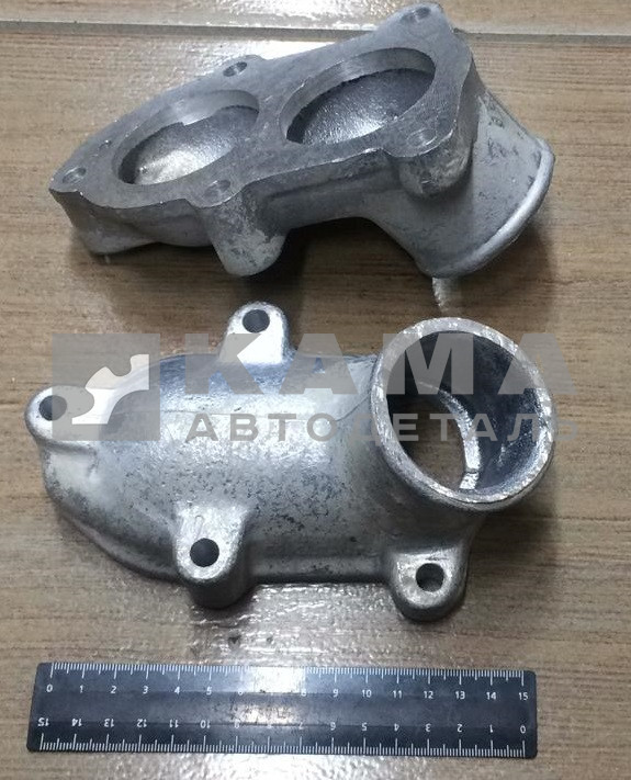 патрубок водяной коробки ст. обр. 740.1303130 (алюмин.)