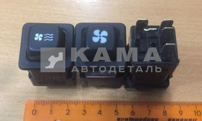 клавиша ЕВРО "вентилятора" (выключатель 3842.3710-02.13 или 15)