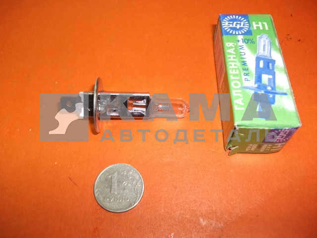 лампа Н-1 24х100 (противотум без провода) 24V 100W P14,5s (АКГ H1 24-100)