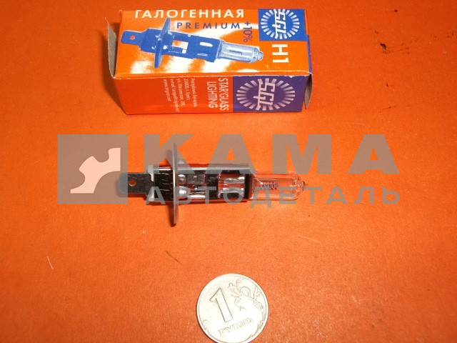 лампа Н-1 24х70 (противотум без провода) (АКГ H1 24-70 P14,5s) 54130