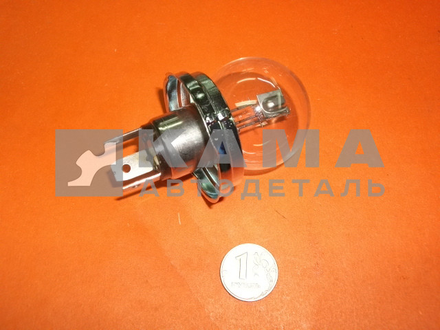 лампа фарная ст.обр. А24х55х50 ("шар"R2) А 24-55/50 P45t МАЯК / АВТОСВЕТ 62455