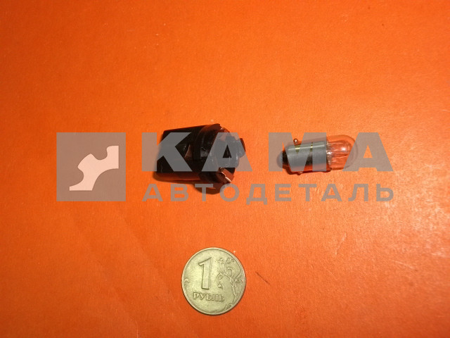 патрон лампы 24х4 (пластмасс.) в блок контр.ламп стар.обр.