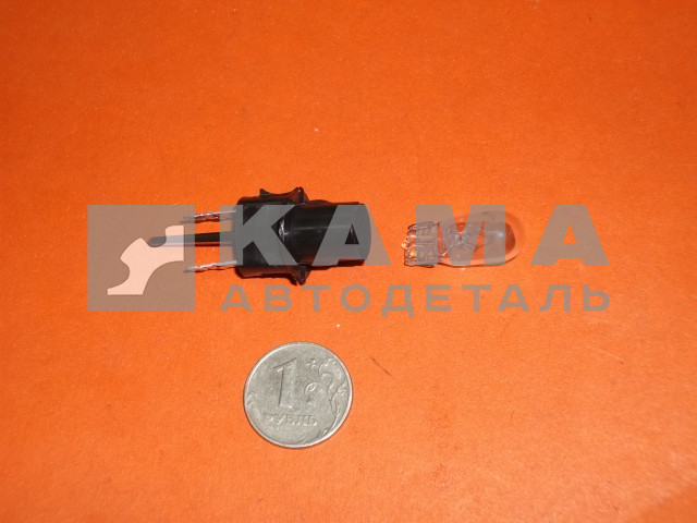 патрон лампы б/ц 24х5 средний, пластмас,.длинный, с клеммами в габаритн фонарь