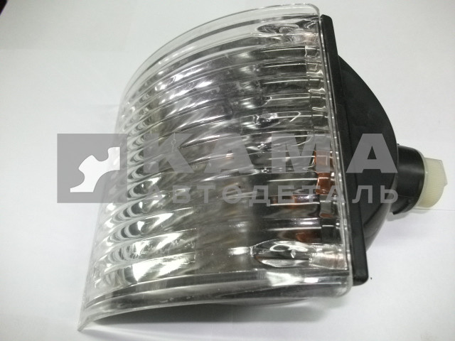 повторитель поворотов УП-1 6520 ЕВРО с белым стеклом ("полосатый") 4502.3712-01