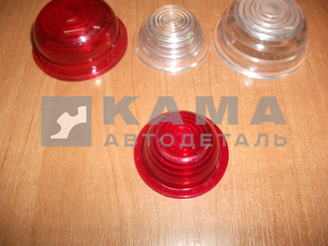 рассеиватель габаритного фонаря (на РОГА) Е-101 красный малый