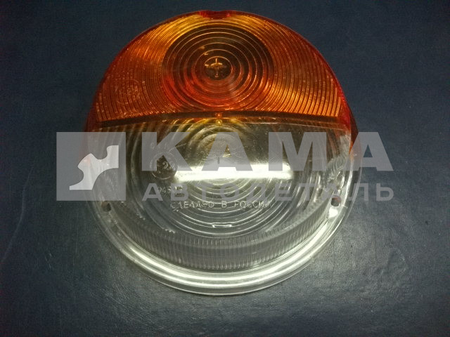 рассеиватель переднего фонаря ПФ-130 (желтый/белый)