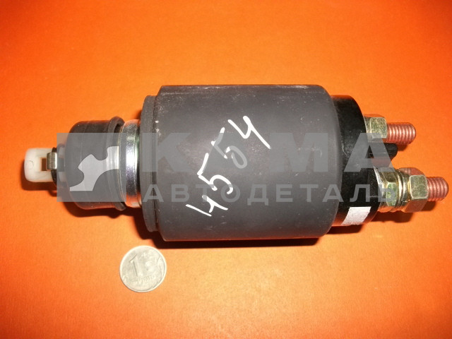 реле втягивающее стартера ЕВРО 4554.3708 (ПРАМО) 16.670.546 (пластмасс.наконеч)