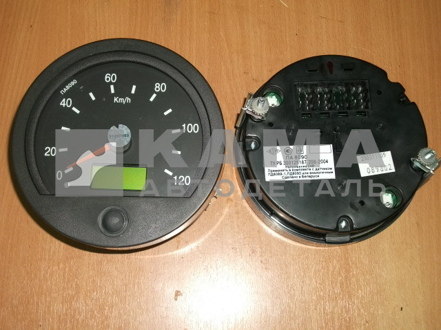 спидометр ЕВРО электронный ПА-8090 (пластм.черн,"Большой") (ОАО "ВЗЭП" г.Витебск, Беларусь)