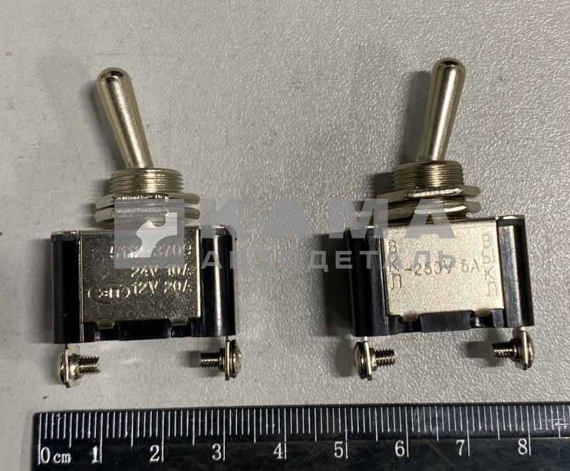 тумблер 2х позиционный 4602.3710/5112.3709 (железн.)