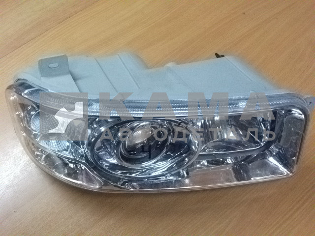 фара (блок-фара) МАЗ евро-3 Правая ("хрусталь") 30.3775