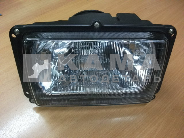 фара ЕВРО 341.3711010 ЗАВОД "рифленая, б/л" (112.03.29 / 8702.3711-01)