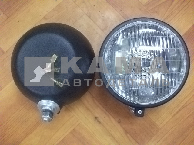фара тракторная ДвухКонтактная лампа ("прозрачное" стекло, передняя-ближн/дальний) ФГ-305