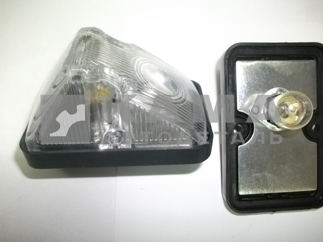 фонарь габарит "треугол." 26.3712010 белый на лампе (на крышу)