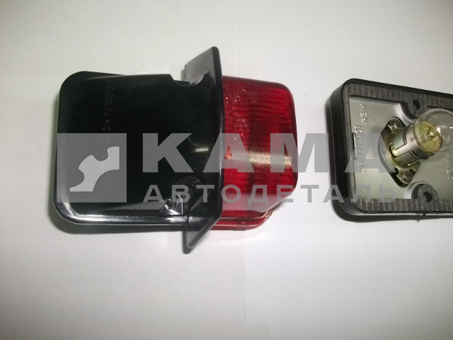 фонарь габаритный задний 262.3712 (красный черный верх) прямоугольный