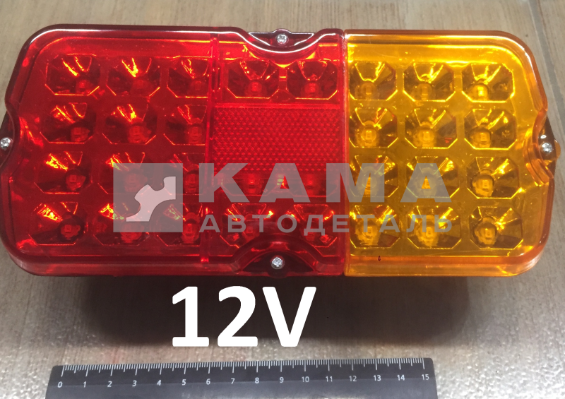 фонарь задний 4310 на светодиодах 12V (не тонированный)