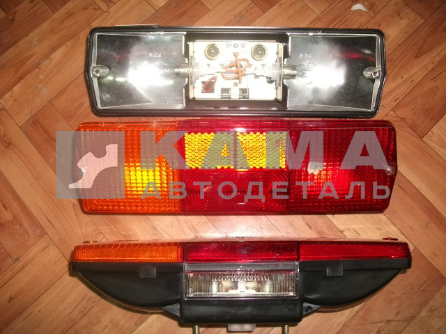 фонарь задний КамАЗ левый ("ЗАВОД", С подсветкой) 355.3716 (9802.3716-01)