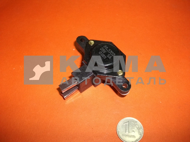 щеткодержатель генератора ЕВРО 88.3702 (не аналог 612.3702-06) (реле генератора/зарядки интегральное с щетками на генератор 4502.3711)