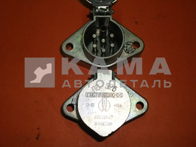 электроразьем РОЗЕТКА -"мама" ПС-326/СНЦ-125 ("штыри"+"отверстие"=евро)