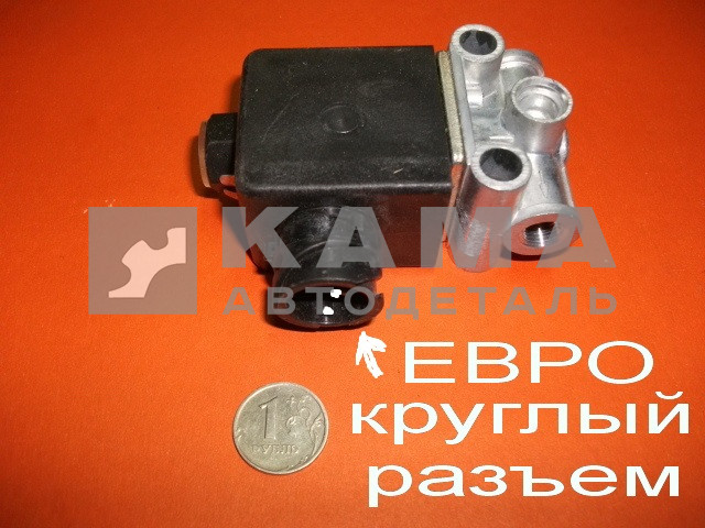 ЭлектроПневмоКлапан (ЭПК) КЭМ-10-10 ("квадрат./малый") ЕВРО разьем, ЗАВОД (45104312500100)