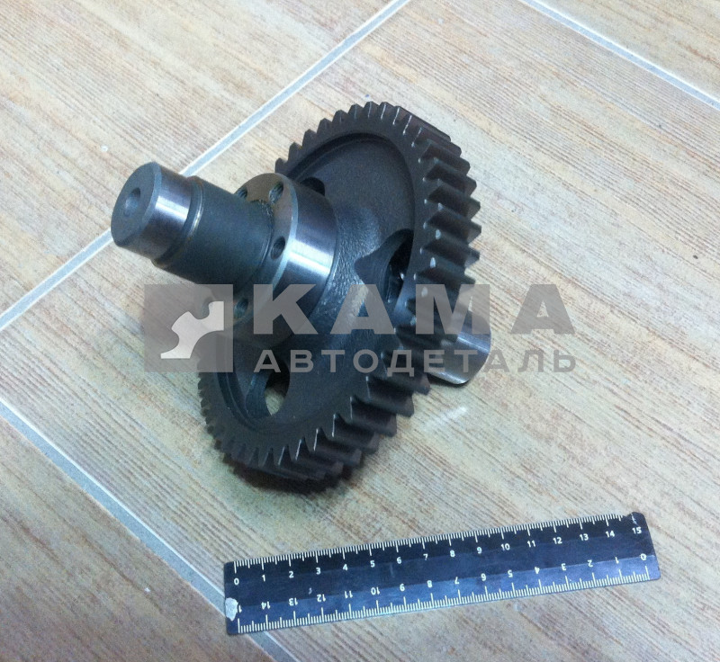 шестерня привода ТНВД в сб Д-30, L=155 мм (голая под гаситель) (ЕВРО-4) 740.65-1029120 (ПАО КАМАЗ)