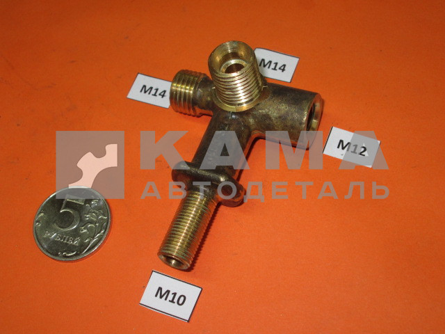 12.четверник М14х14х10х10внутр резьба 6460-326 (кабина 4310)*