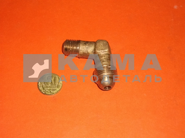 26.уголок 875 100град, М18сфера х12(14)конус резьба (под шланг РВД)*