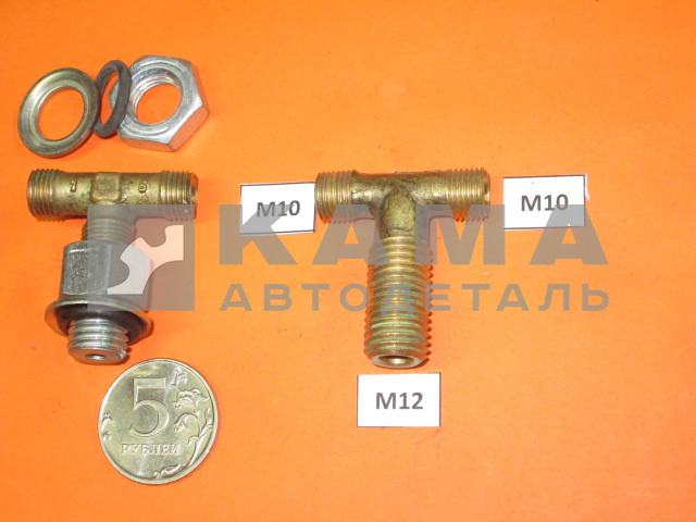 37.тройник М10х12дл х10 861337*
